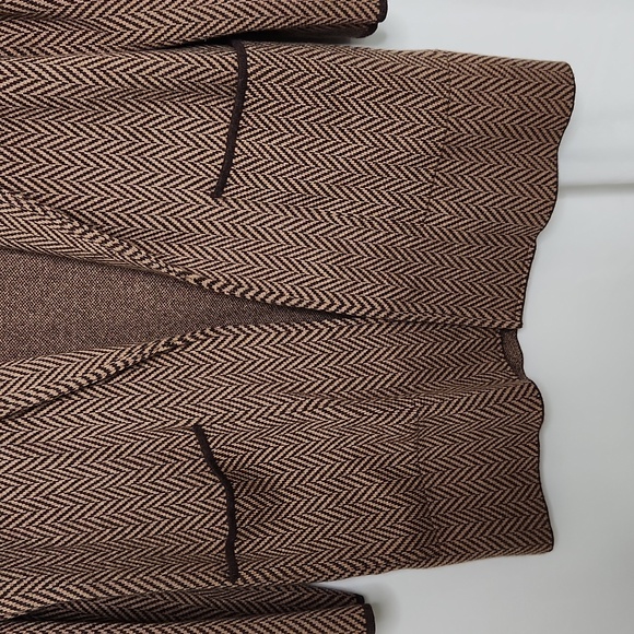 J. Crew Womens Sophie Open-Front Cardigan/Sweater w/ Pockets Size XS Brown/Beige - Picture 4 of 9